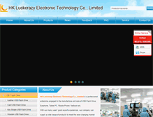 Tablet Screenshot of luckcrazy.com